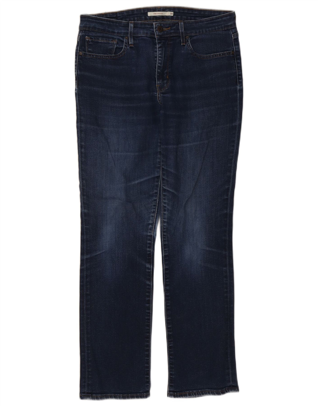 Vaqueros Levi's Mujer 714 Rectos W30 L29 Azul Marino