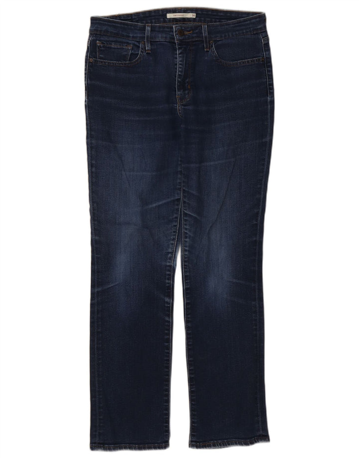 Vaqueros Levi's Mujer 714 Rectos W30 L29 Azul Marino