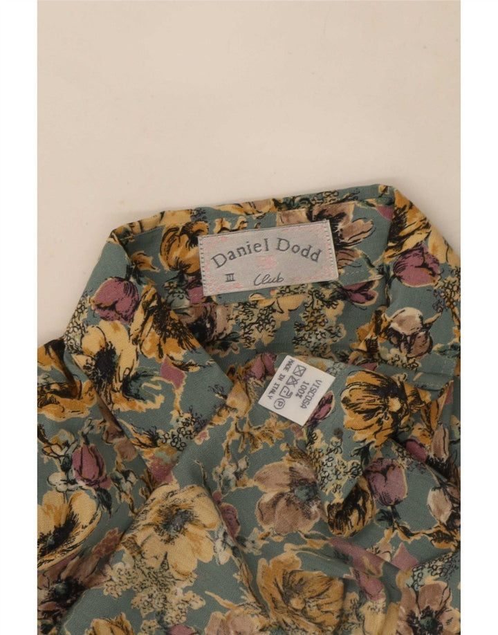 Camisa Daniel Dodd Hombre Viscosa Floral Verde Medio