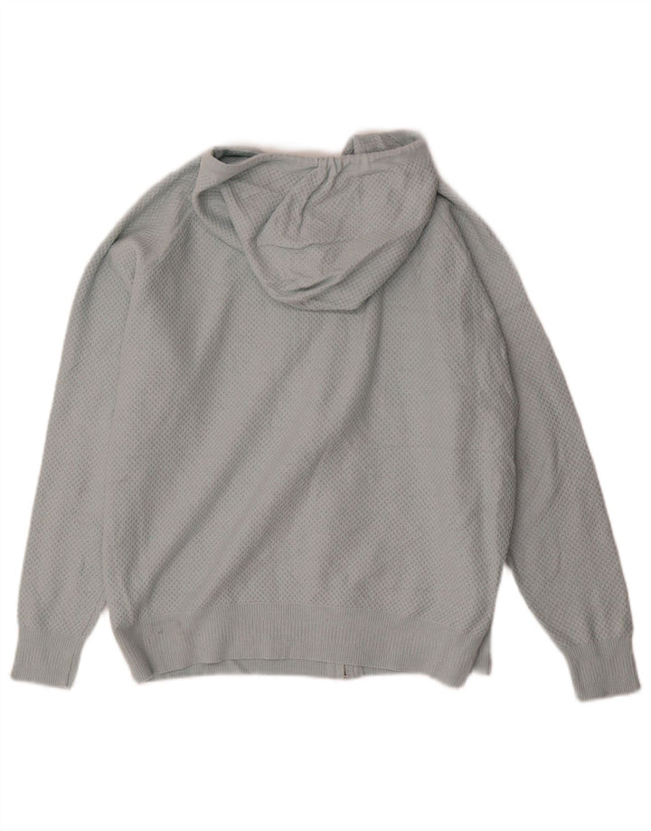 Marks & Spencer - Cárdigan con capucha para mujer, talla 40, color azul medio