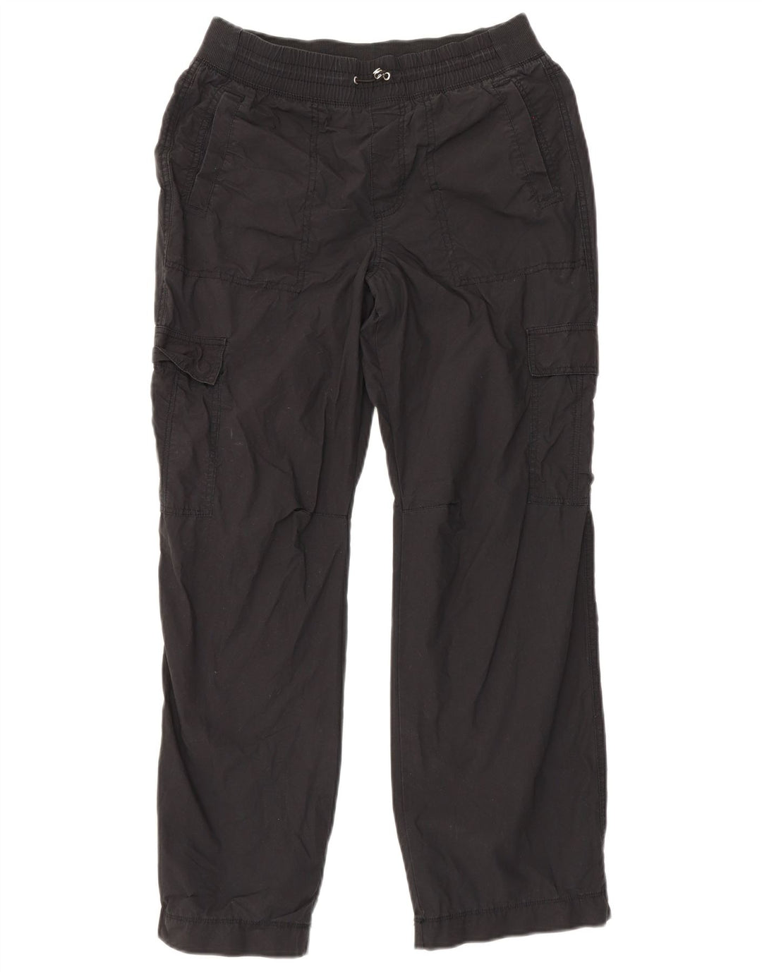Dkny Pantalones Cargo Rectos Para Mujer Pequeños W29 L29 Algodón Negro