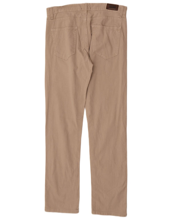 Zara Jeans rectos para hombre EU 42 Large W32 L34 Algodón beige