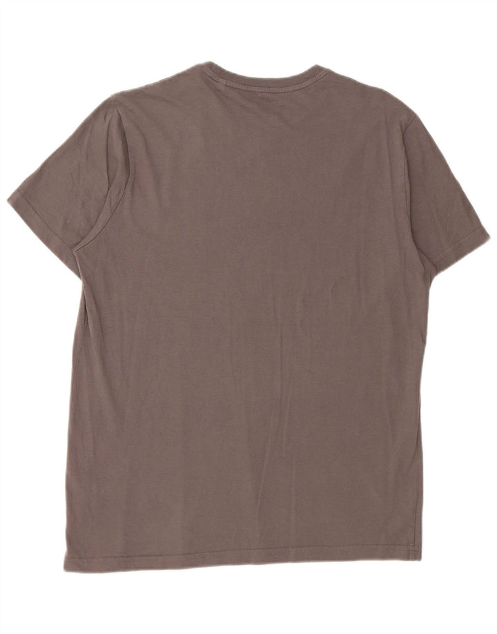 JACK WILLS Camiseta gráfica de corte clásico para hombre Top Gris medio