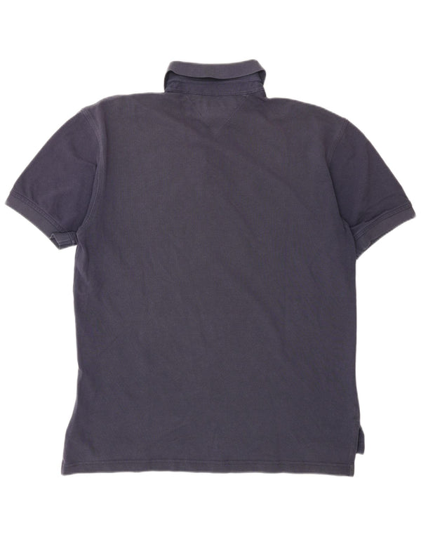 TOMMY HILFIGER Polo para hombre de algodón azul marino mediano