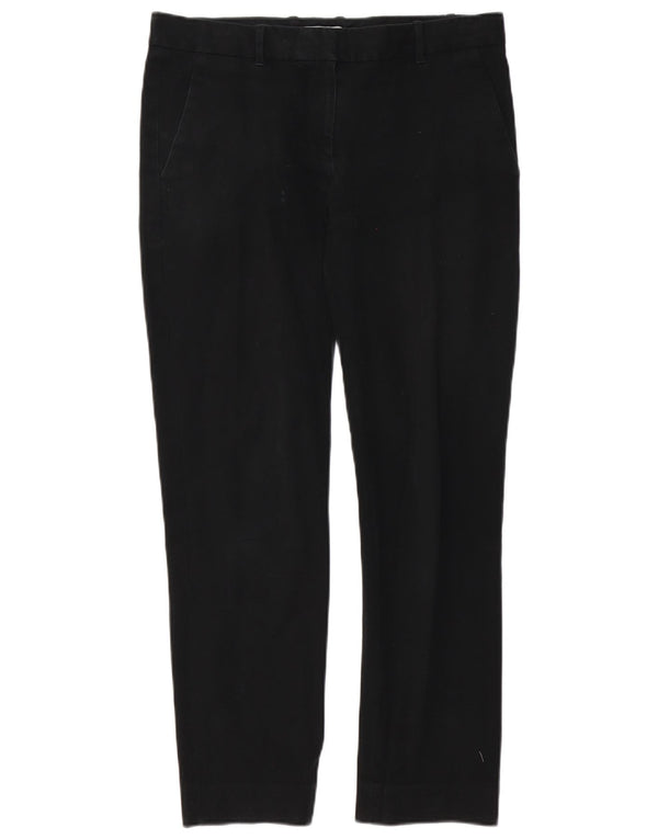 Gap Pantalones chinos rectos para mujer UK 12 Medium W32 L29 Algodón negro