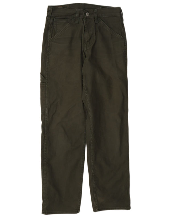 Levi's Hombre 565 Pantalones Cargo Rectos W28 L30 Algodón Caqui