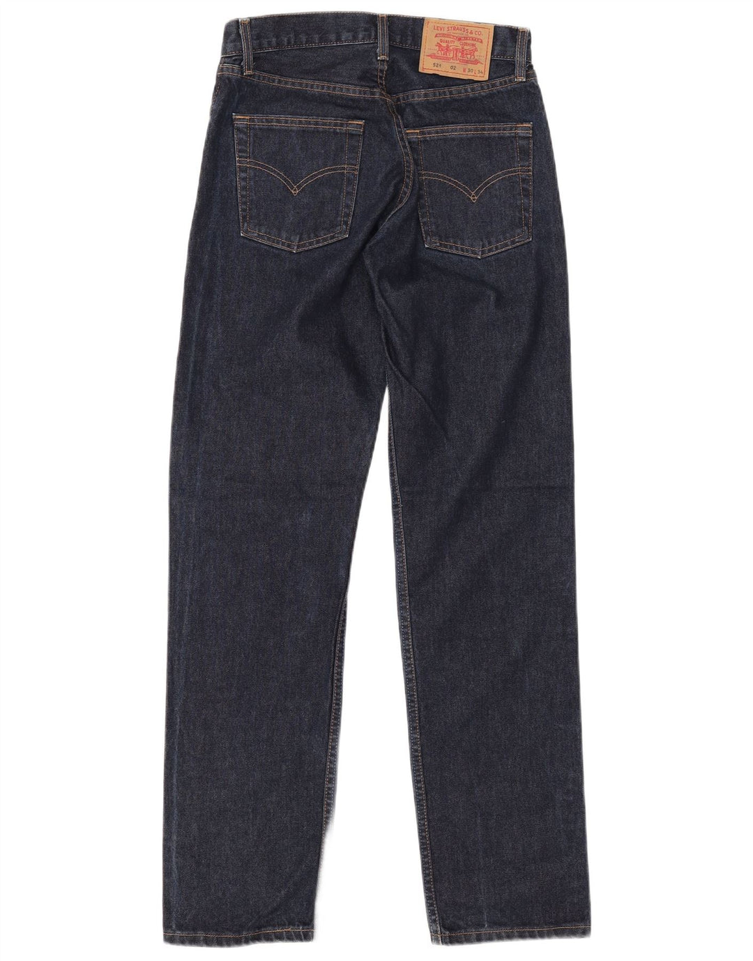 LEVI'S Vaqueros cónicos 521 para hombre W30 L34 Algodón azul marino
