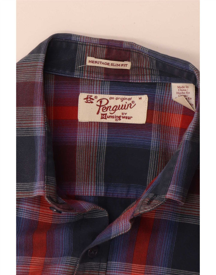 Camisa de corte slim Heritage Heritage de Penguin para hombre, talla mediana, cuadros multicolores