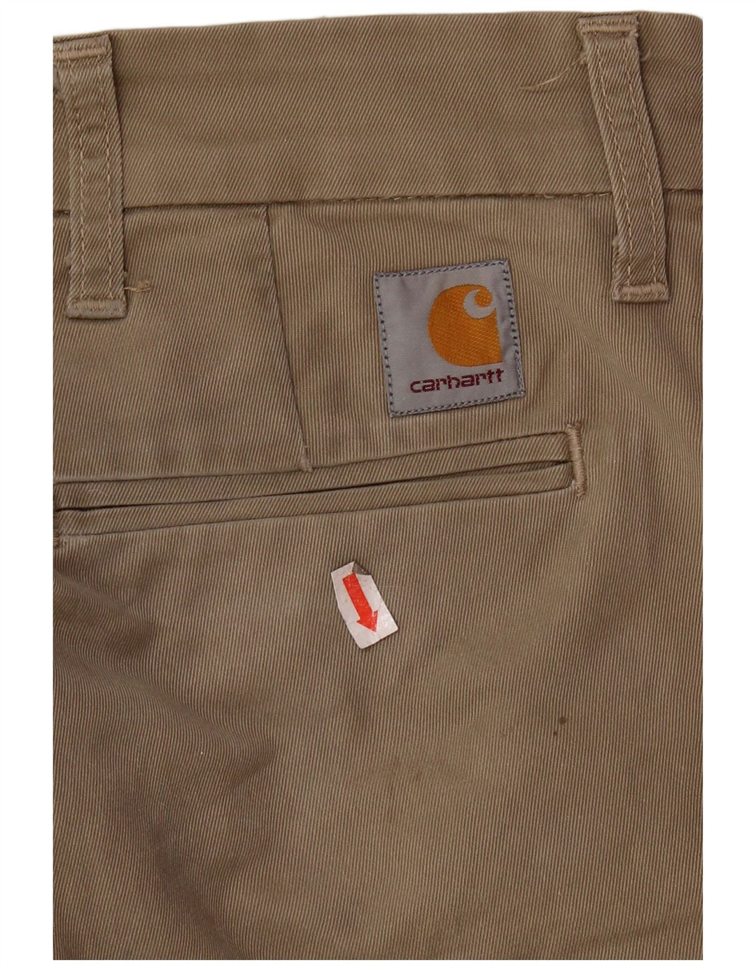 CARHARTT Pantalón chino ajustado para hombre W29 L32 Algodón beige
