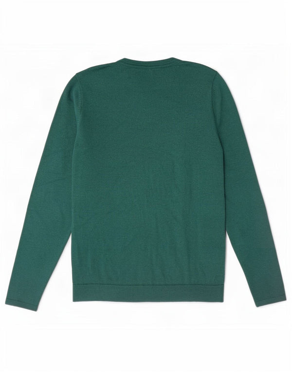 Suéter tipo jersey con cuello redondo para mujer de Fat Face UK 40 Poliéster verde medio