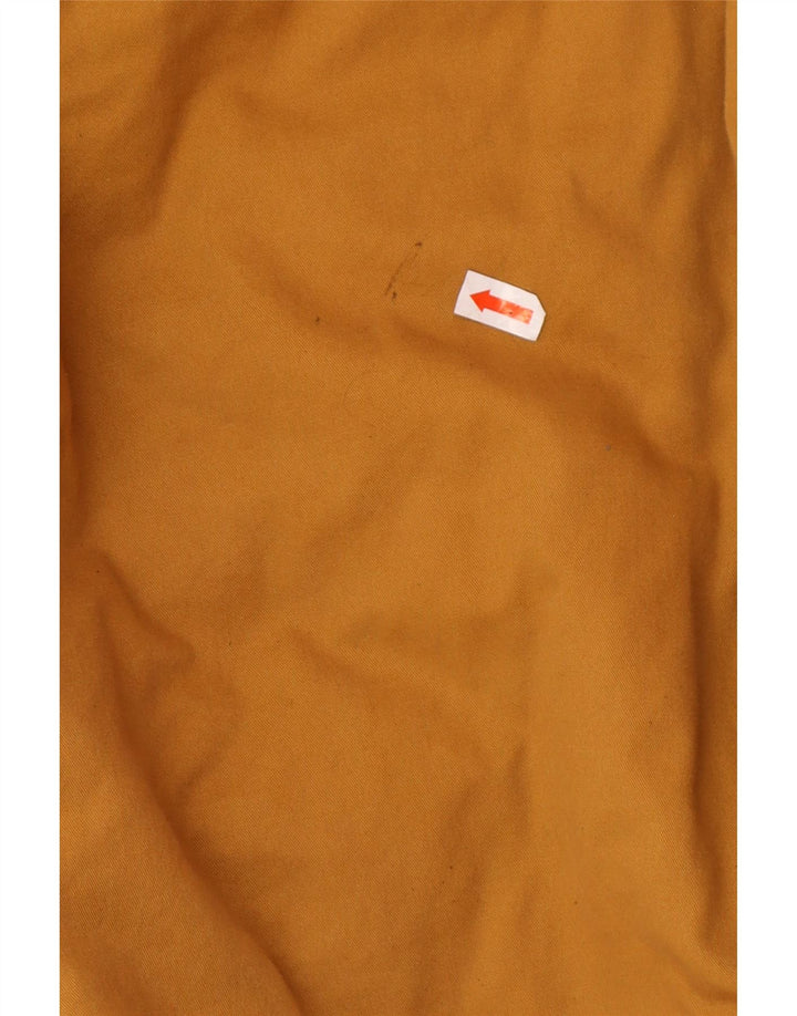 VINTAGE Chaqueta cortavientos de gran tamaño para mujer IT 42 Algodón marrón medio