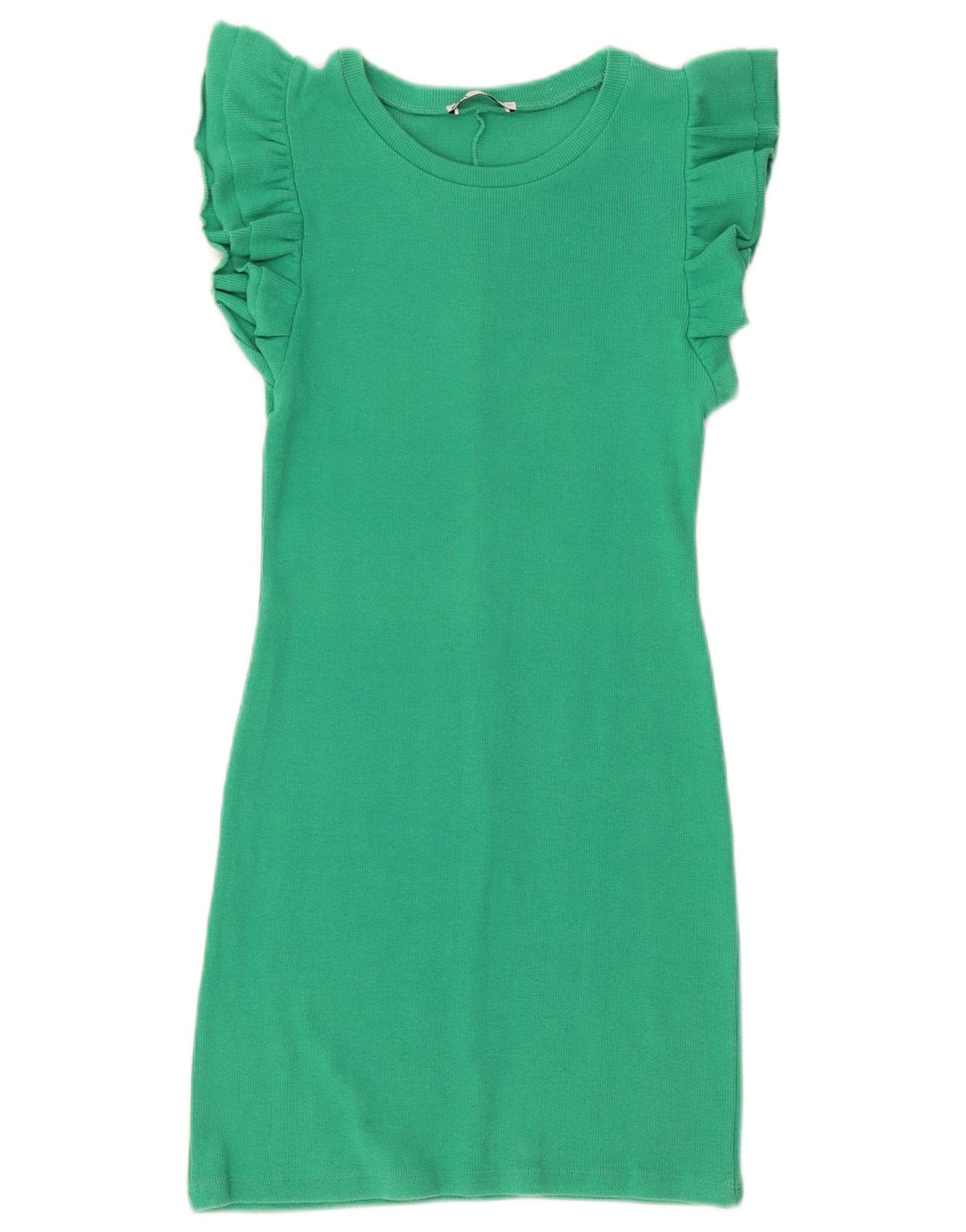 Zara Mujer Vestido Tubo Reino Unido 42 Verde Medio