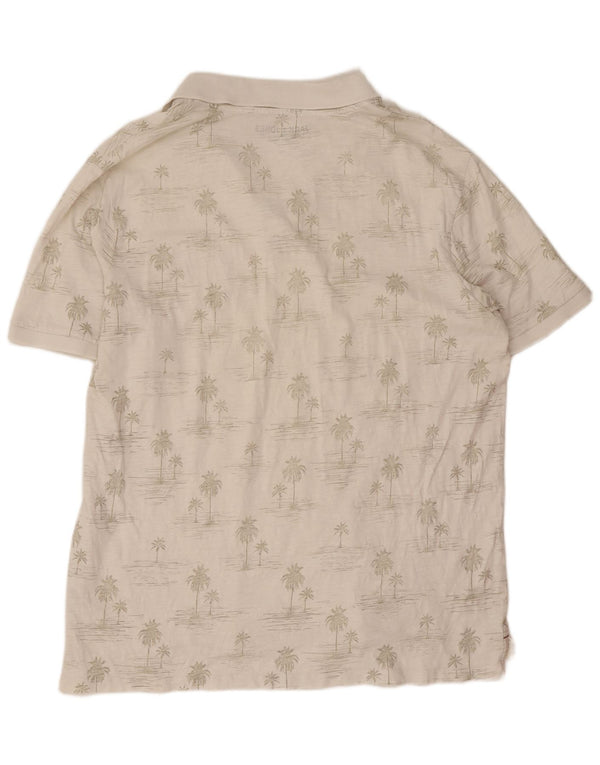 Jack & Jones Polo Hawaiano para Hombre 2XL Algodón Blanco