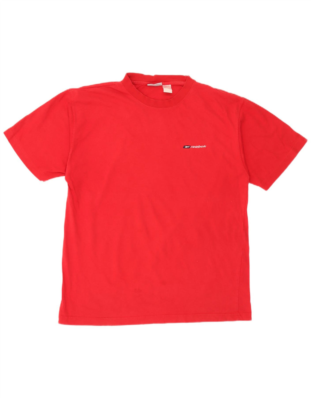 Reebok - Camiseta para hombre, talla grande, color rojo, algodón