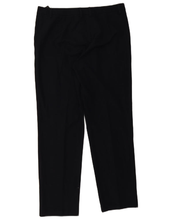 Marks & Spencer Pantalones chinos cónicos para mujer UK 40 Large W34 L29 Azul marino