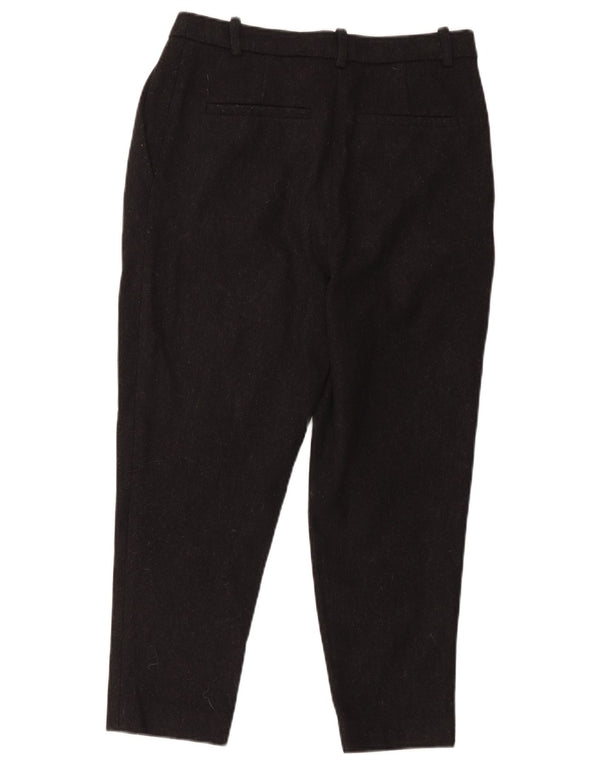 Cos Pantalón de traje corto para mujer EU 36 Small W30 L25 Lana negra