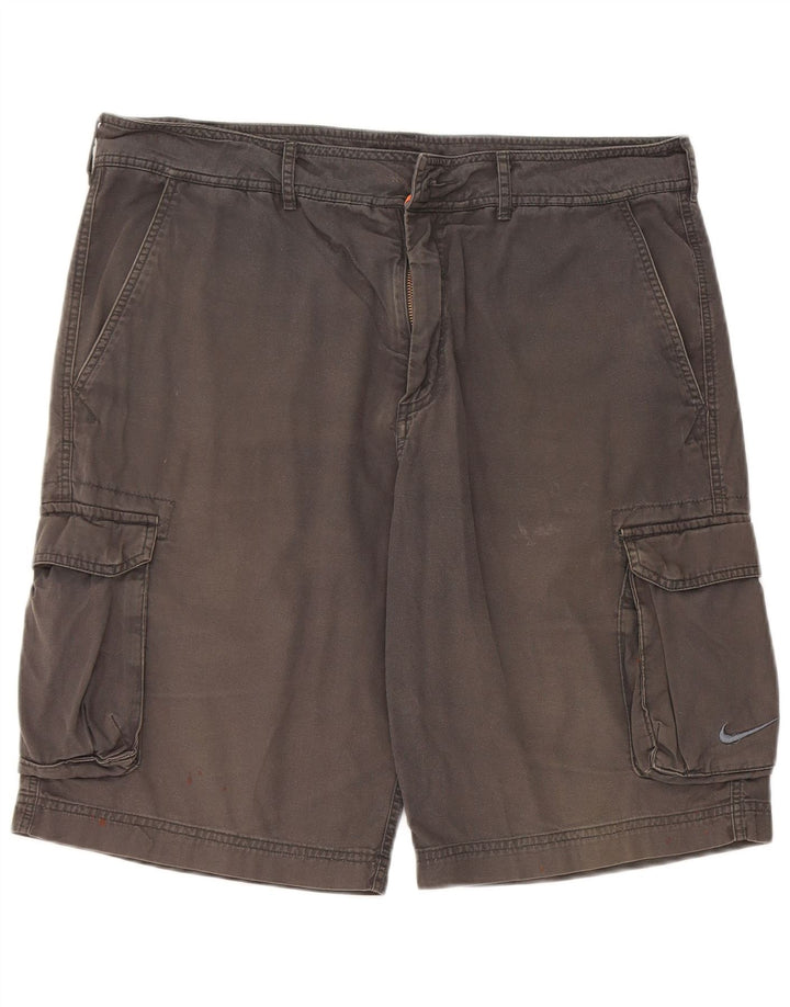 Pantalones cortos tipo cargo Nike para hombre W34 Algodón gris grande