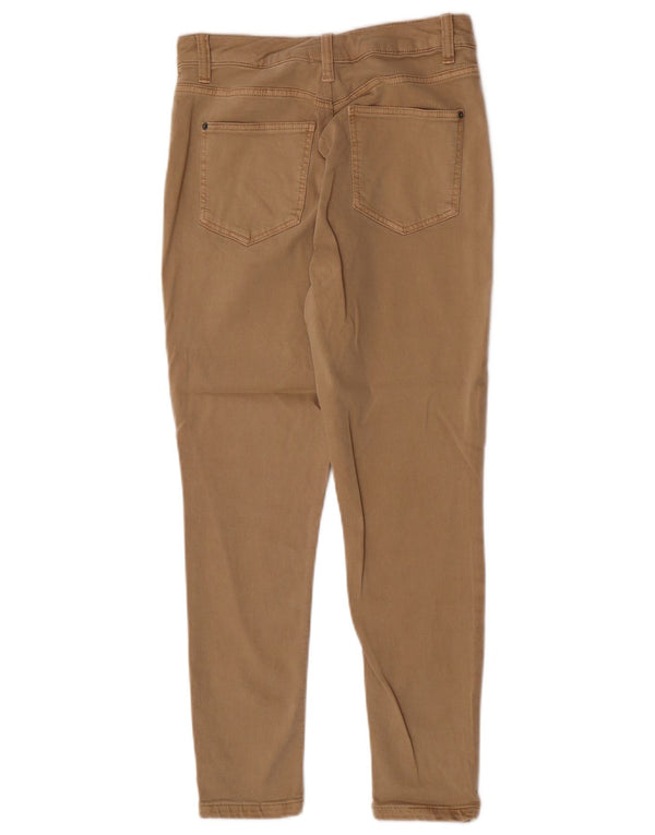 Marks & Spencer Pantalones informales ajustados para mujer UK 40 Large W30 L26 Marrón