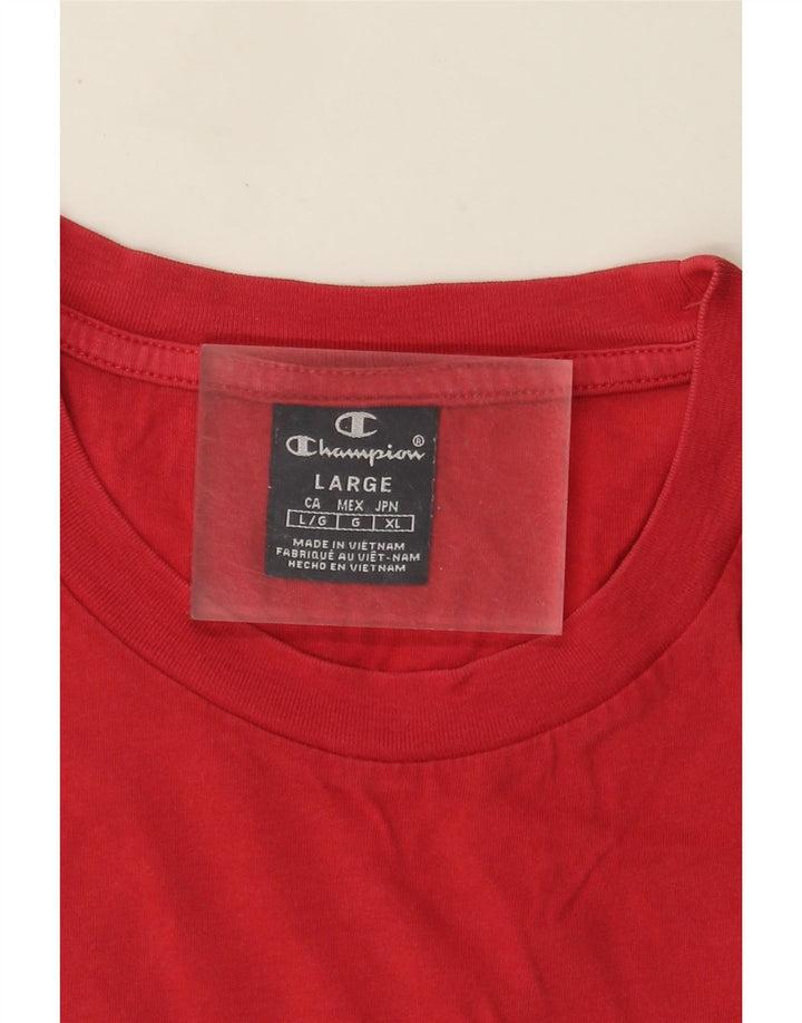 Champion Camiseta Gráfica para Hombre Top Grande Rojo