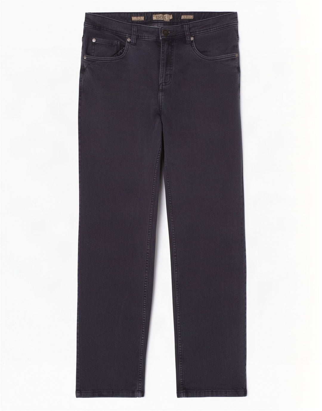 Dack's Jeans rectos para hombre IT 50 Large W32 L31 Algodón azul marino