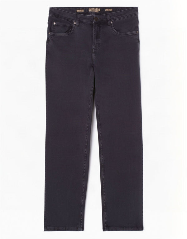 Dack's Jeans rectos para hombre IT 50 Large W32 L31 Algodón azul marino