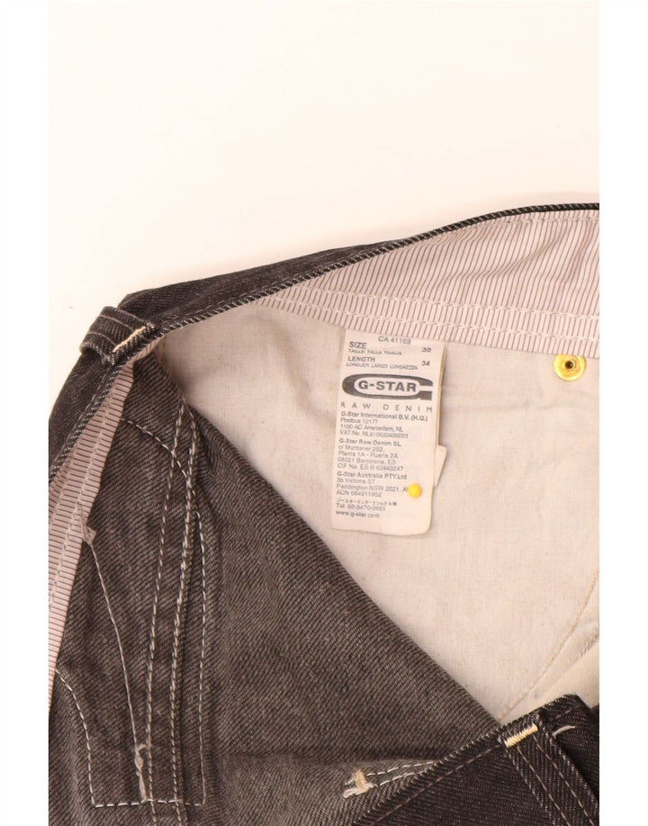 Vaqueros rectos gráficos G-Star para mujer W30 L34 Gris