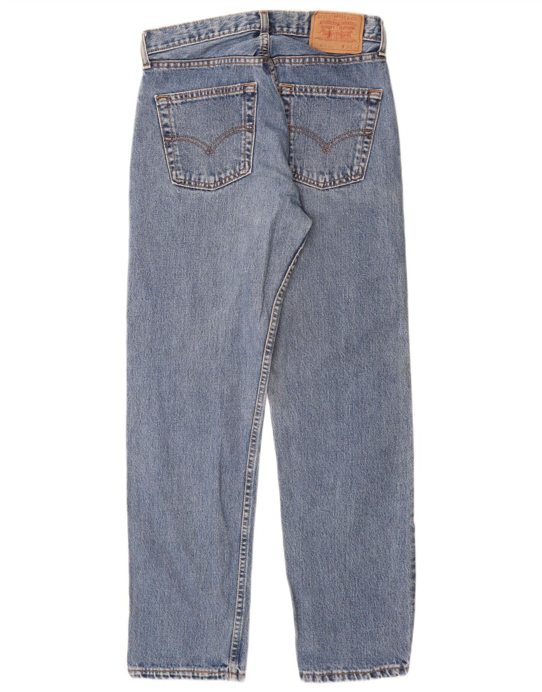 LEVI'S Vaqueros Bootcut De Cintura Alta 517 Para Mujer W30 L30 Algodón Azul