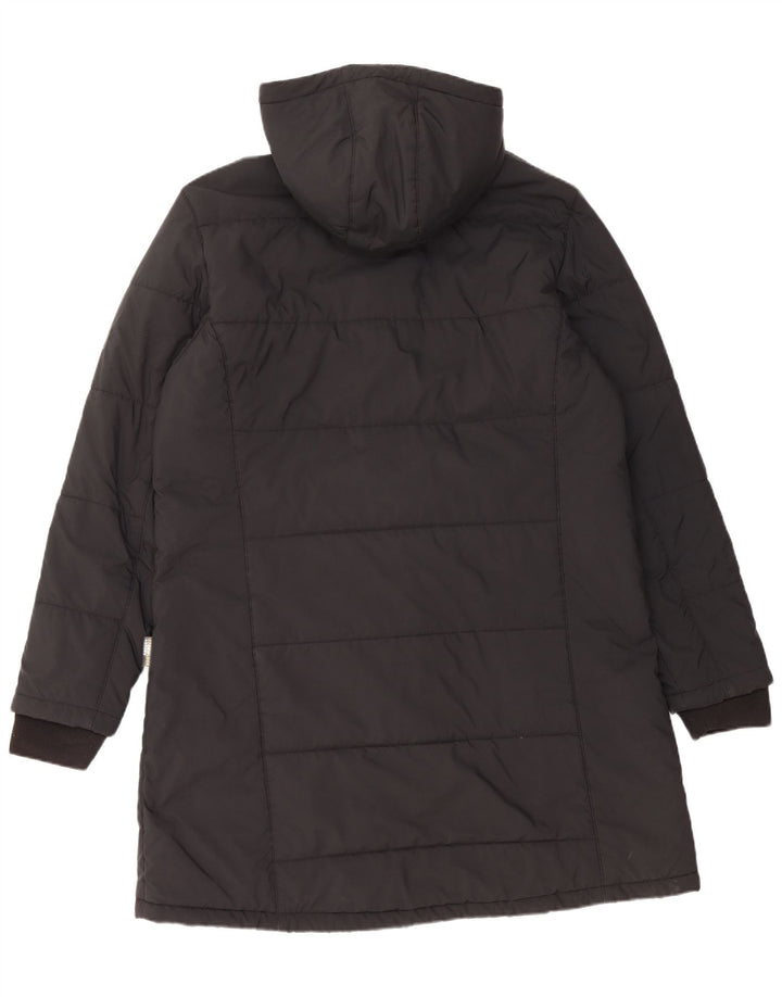 JACK WOLFSKIN Abrigo acolchado con capucha para mujer ES 22/24 2XL Negro Poliéster
