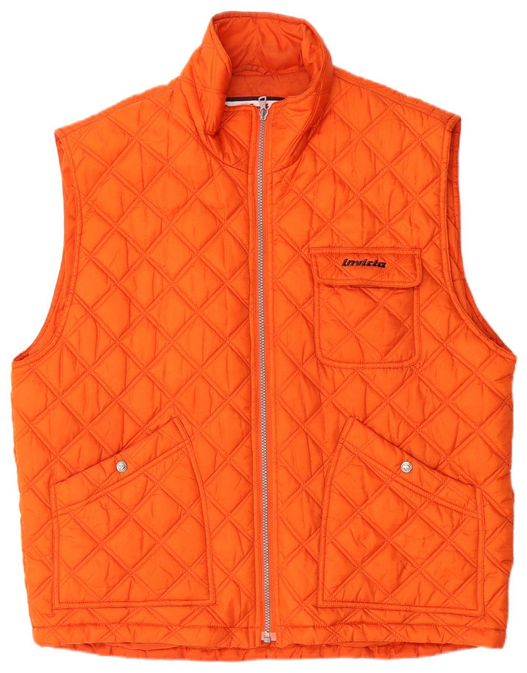 Chaleco acolchado para hombre Invicta UK 42 XL Poliamida naranja