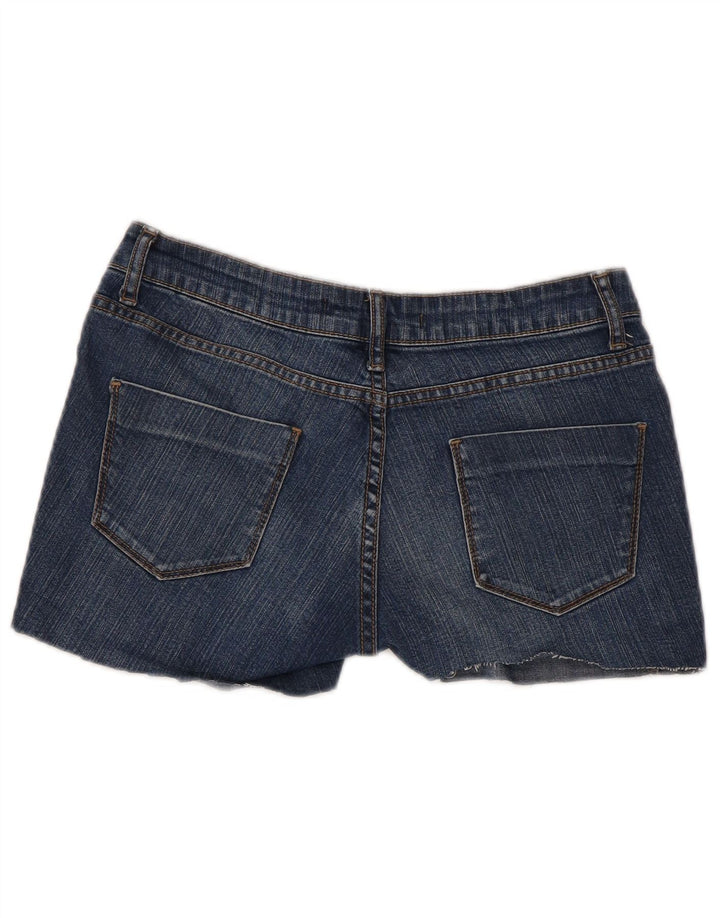 Zara Pantalones cortos vaqueros para mujer EU 34 2XS W24 Azul