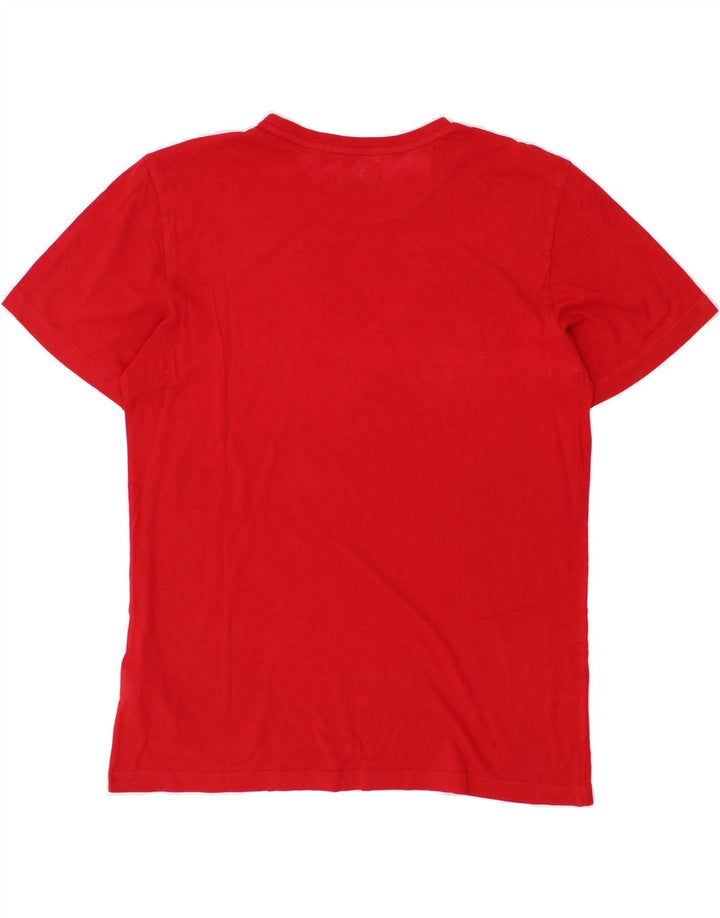 PUMA Mens Graphic T-Shirt Top Medium Red Vintage Puma and Second-Hand Puma from Messina Hembry 
