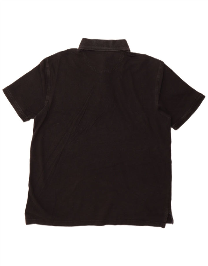 IZOD Polo para hombre grande negro