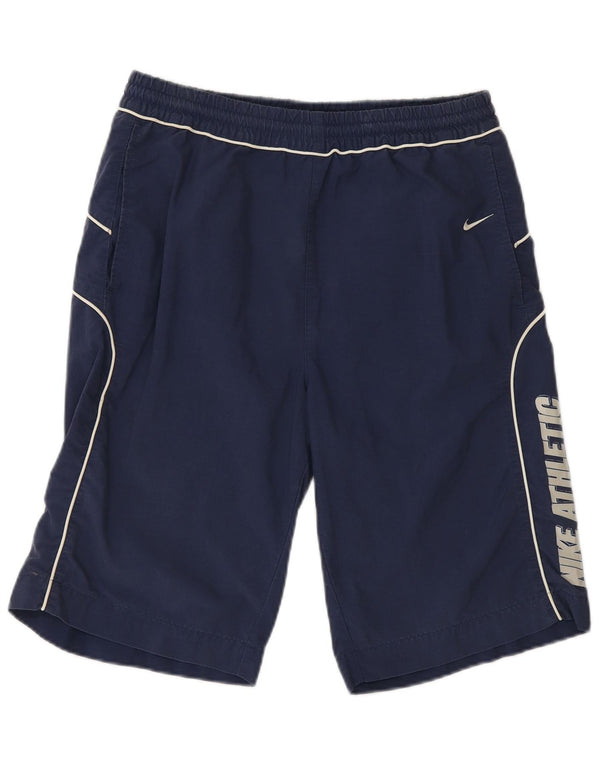 NIKE Pantalones cortos deportivos gráficos para niños 13-14 años XL Azul marino