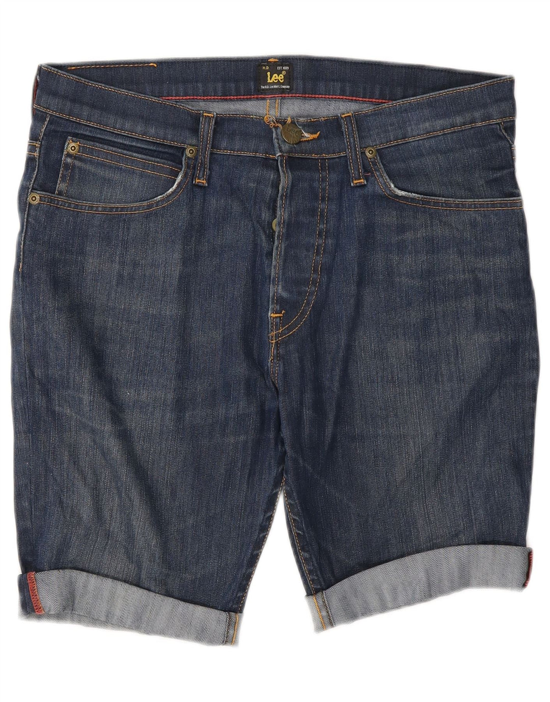 Pantalones cortos vaqueros Lee Jegger W31 de algodón azul medio para mujer