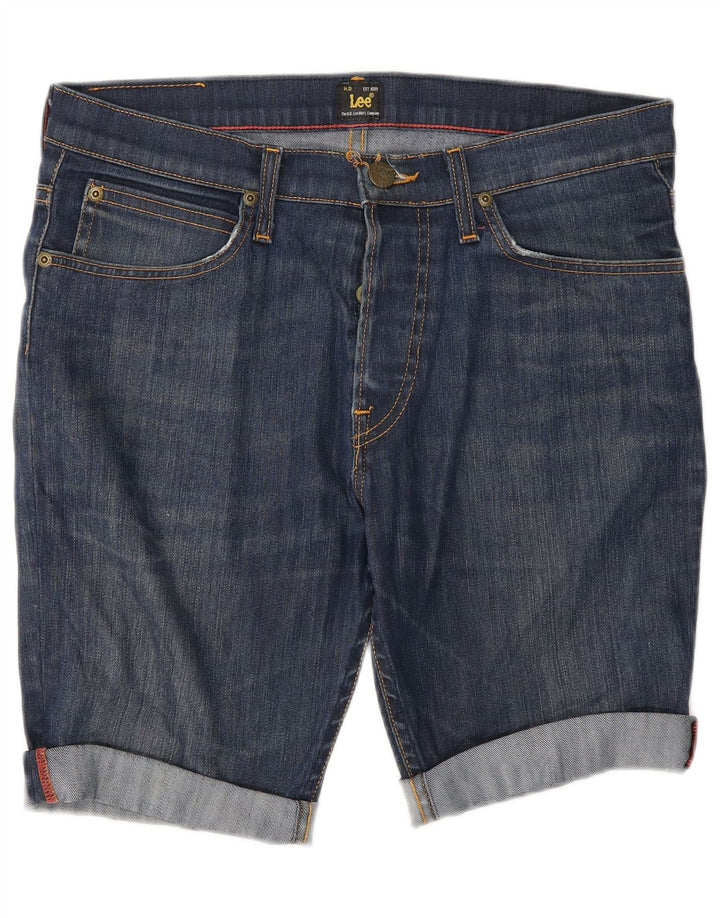 Pantalones cortos vaqueros Lee Jegger W31 de algodón azul medio para mujer