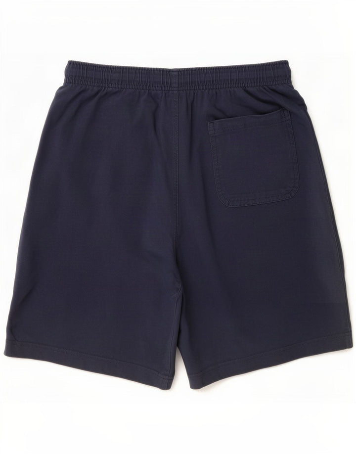 Pantalones cortos deportivos Nike para hombre de algodón azul marino mediano