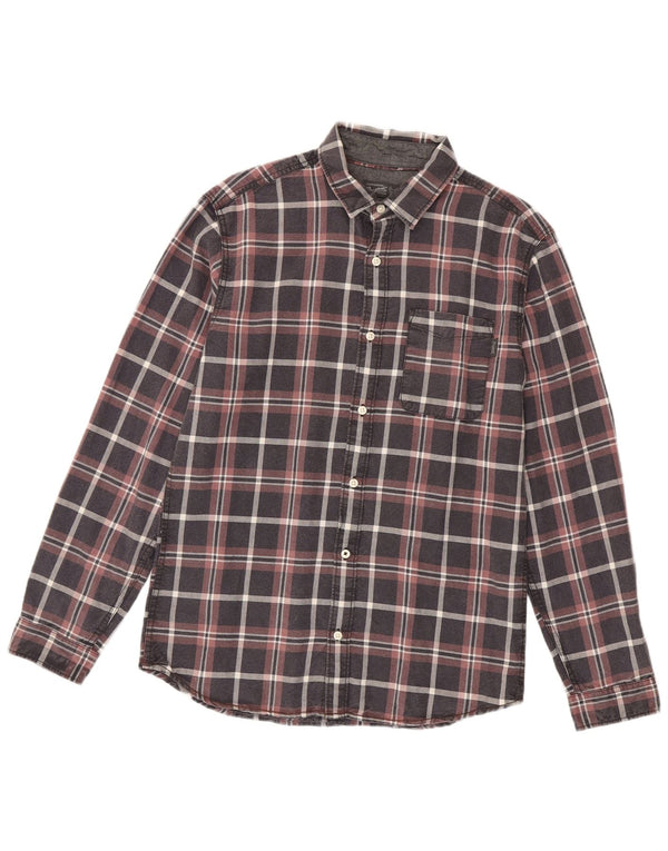 Camisa Jack & Jones Hombre Mediana Algodón A Cuadros Multicolor