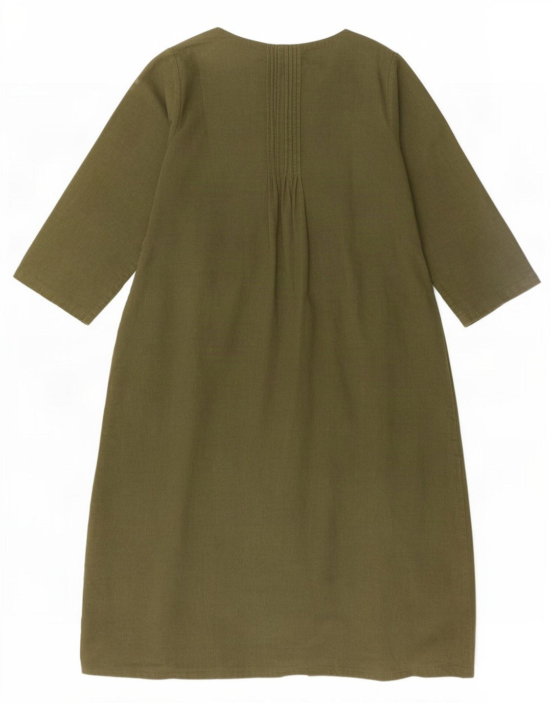 April Cornell Vestido básico de manga 3/4 para mujer UK 44 Verde medio Floral