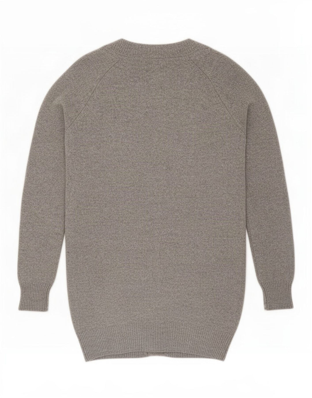 Massimo Dutti Cárdigan Mujer UK 46 Large Lana Gris