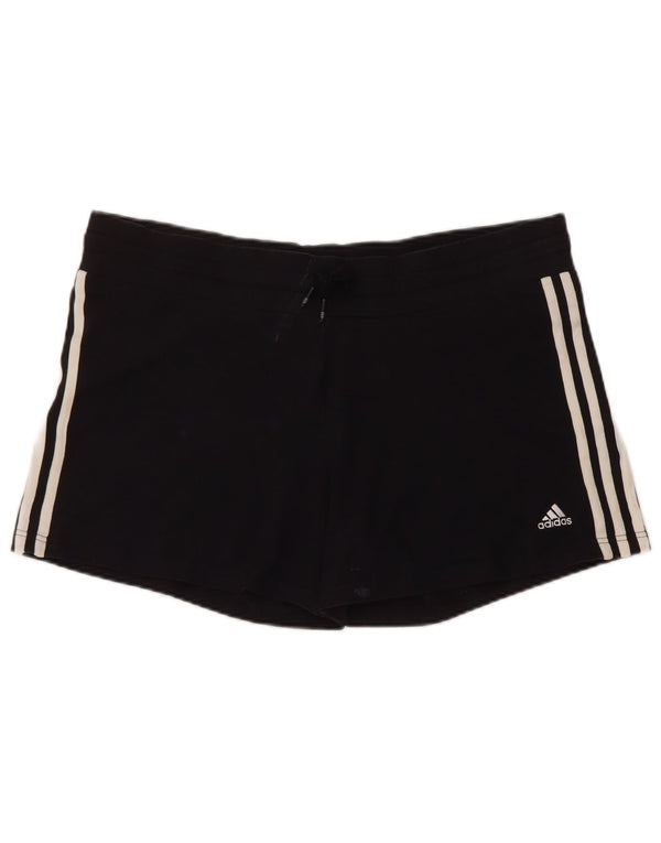 Adidas Pantalones cortos deportivos para mujer UK 22 XL Algodón negro