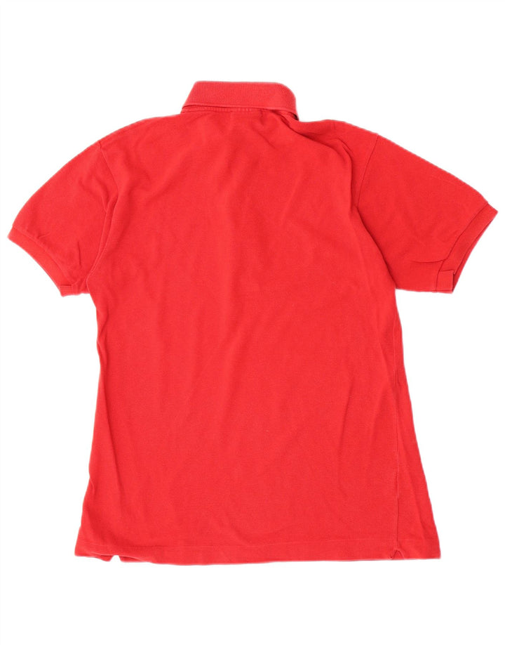 Polo Lacoste para hombre talla 2 XS algodón rojo