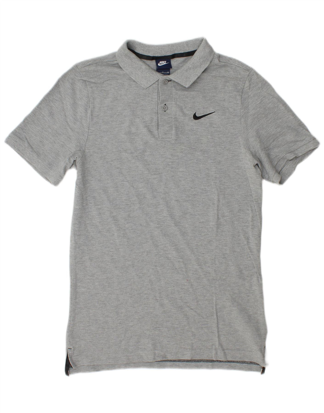 Polo Nike Hombre Pequeño Algodón Gris