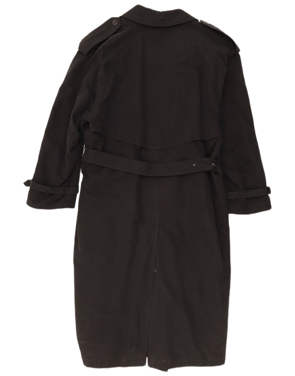 Gabardina vintage para hombre IT 48 Medio Negro