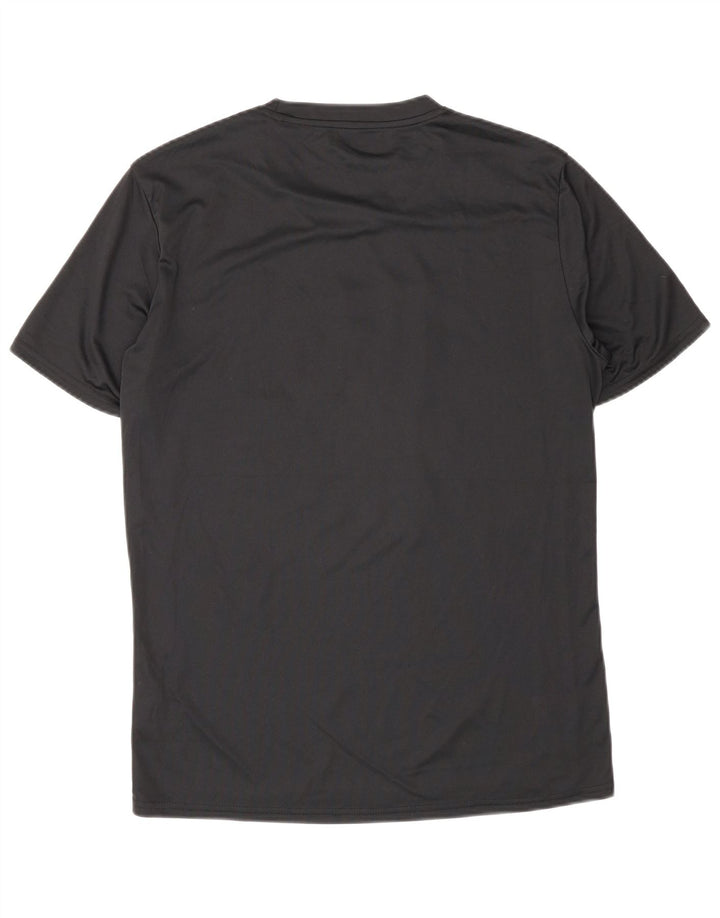 Adidas Mens Climalite Graphic Camiseta Top Pequeño Negro Poliéster