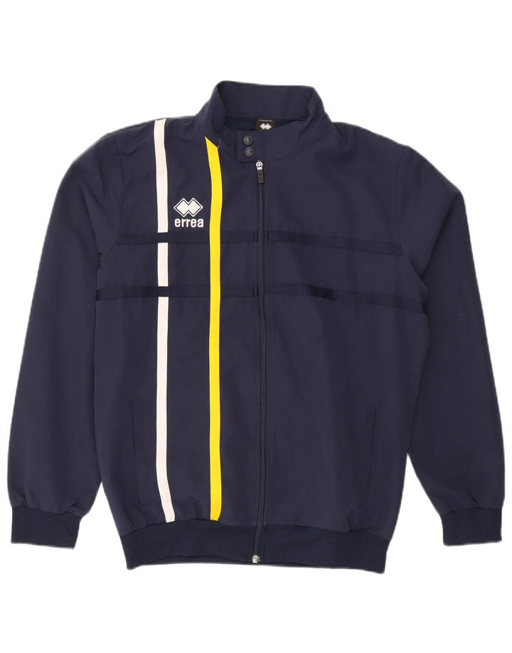 Errea Chaqueta Bomber para Hombre UK 40 Grande Poliéster a Rayas Azul Marino