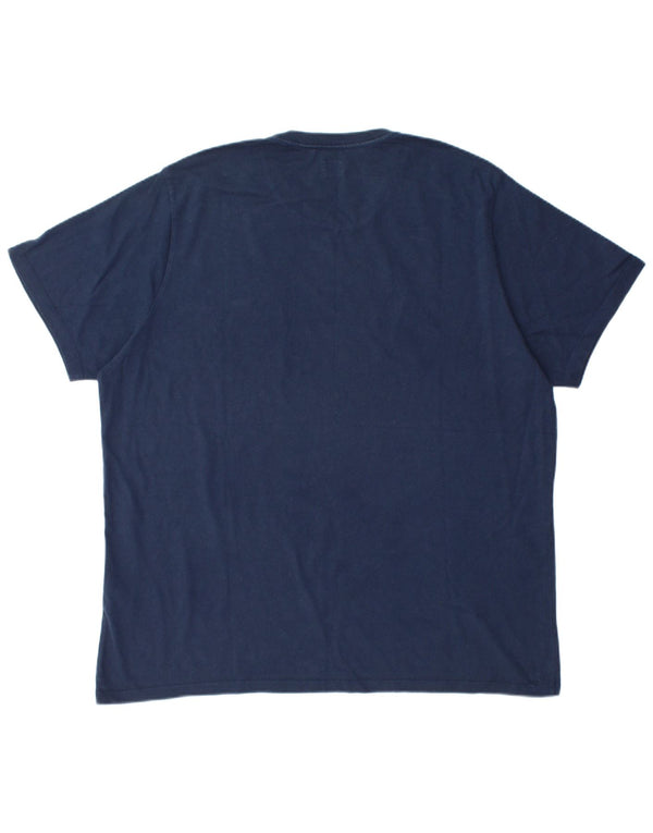 LEVI'S Camiseta Hombre Top 2XL Azul Marino Algodón