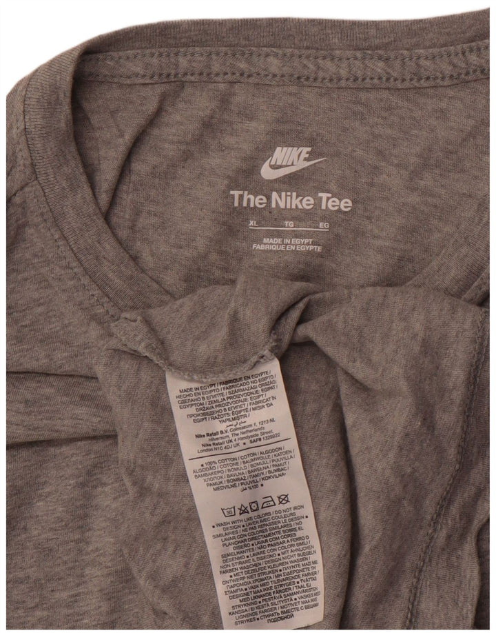 Camiseta NIKE Hombre Top XL Gris Algodón