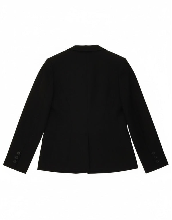 Hobbs Chaqueta Blazer de 3 Botones para Mujer UK 44 Grande Poliéster Negro
