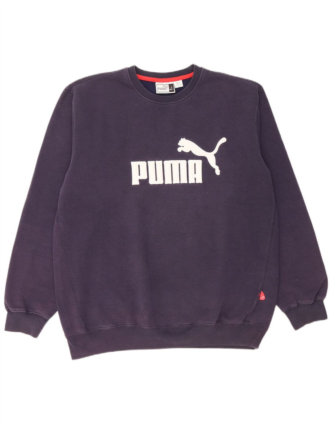 Puma Hombre Graphic Sudadera Jumper Grande Azul Marino