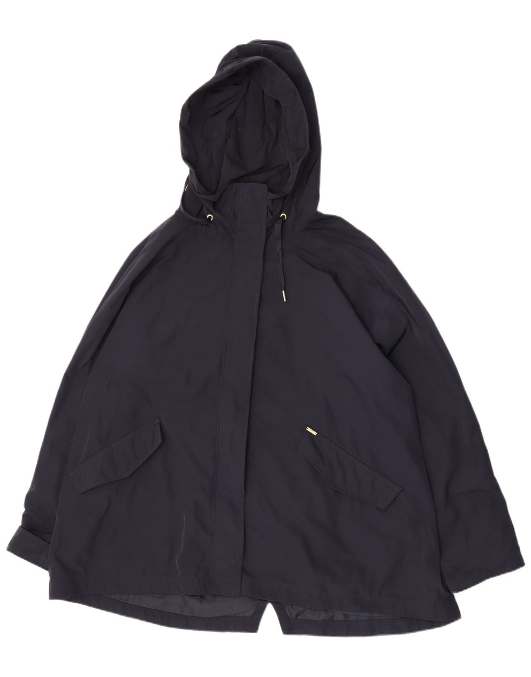 Abrigo cortavientos con capucha extragrande para mujer Joules UK 40 XL Azul marino